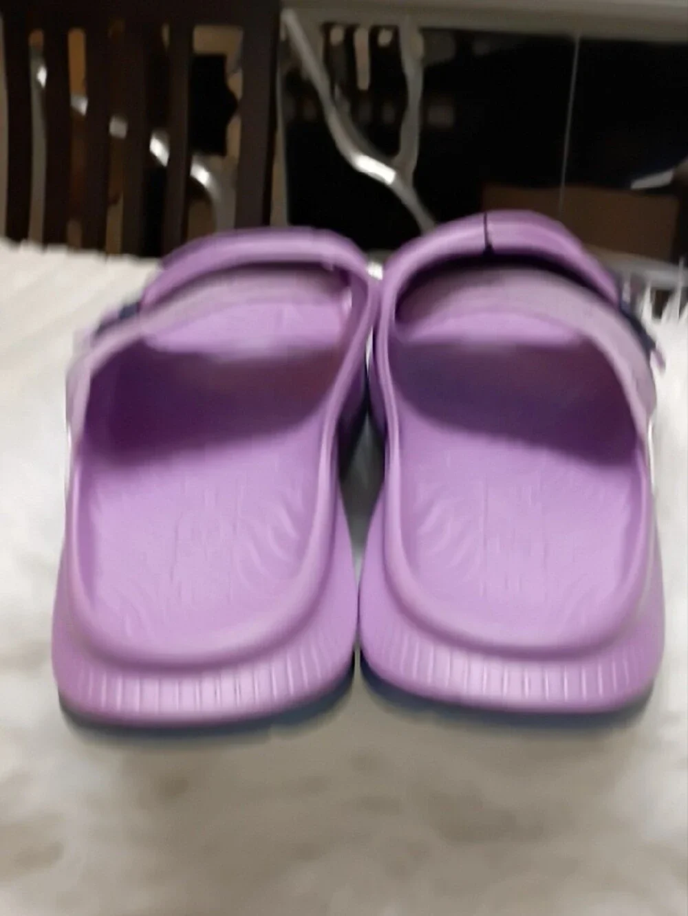 New Hoka One One Ora Recovey Slide Slip-On Sandal Violet Bloom Mens 12/Womens 14